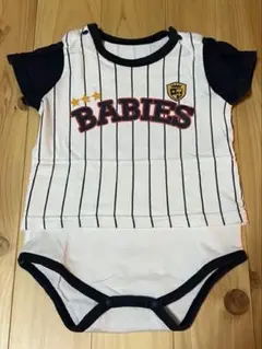 ベビー ロンパース 野球 BABIESユニホーム風 80cm