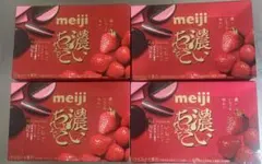meiji いちごちょこれいと　菓子 ４箱セット☆のサムネイル