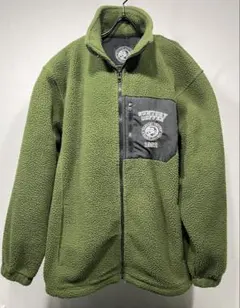 サントリーコーヒー フリース ボスジャケット オリーブグリーン