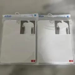 UNIQLO AIRism Mサイズ ホワイトTシャツ