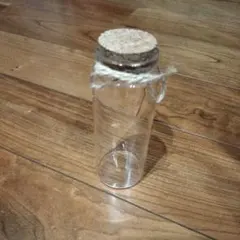 ガラス瓶 コルク栓付