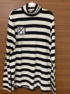 Pearly Gates タートルネックシャツ ストライプ