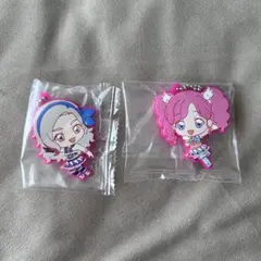 アイカツ！×プリパラ カプセルラバーマスコット 黒沢凛 天羽まどか