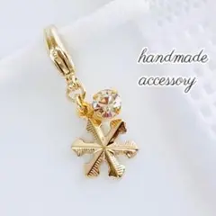 ジルコニア&雪の結晶　ミニマスクチャーム