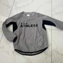 ATHLETA ピステ・ウィンドブレーカー グレー/ブラック140