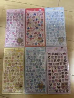 正規品 未開封 ボンボンドロップシール moji サンリオ 6種セット