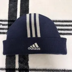 adidas ニット帽 ネイビー OSFZ