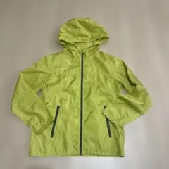 uniqlo 140ライムグリーン フード付きジャケット