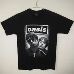 oasis バンドTシャツ Lサイズ プリントTシャツ 黒 オアシス ｂ1
