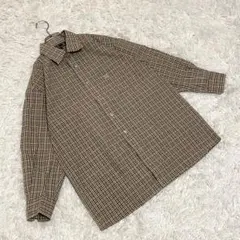 コットン100%◆DAKS【M】トップス シャツ チェック ボタンダウン