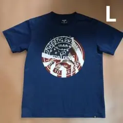 SPALDING Tシャツ ネイビー バスケ Lサイズのサムネイル