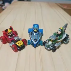 【廃盤品】トミカ ミッキーマウスとロードレーサーズ 3台セット