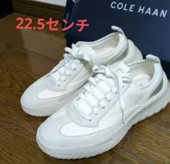 COLE HAAN ZERØGRAND ホワイトスニーカー 5½ B
