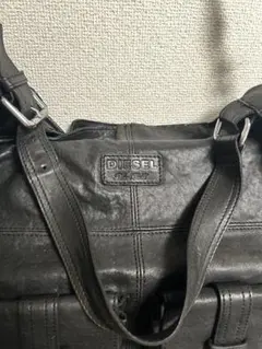 DIESEL BLACK GOLD 本革 2way ショルダーバッグ y2k - メルカリ