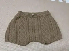 テータテート ケーブルニット ベージュ パンツ