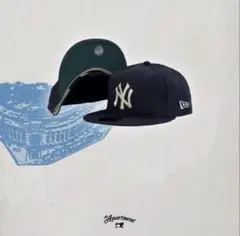 芯なし NEWERA Apartment別注ヤンキースSOFT BUCKRAM