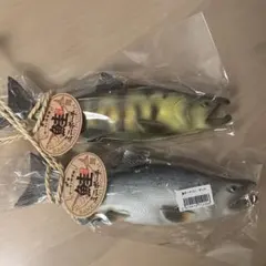 標津サーモン科学館 鮭ミニポーチ 2個セット