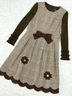 エムズグレイシー ひざ丈ワンピース