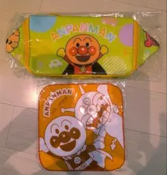 新品未使用　アンパンマン保冷バッグ、ハンドタオル
