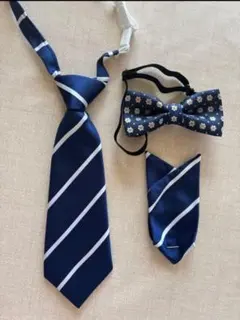 ネクタイ&チーフと蝶ネクタイセット