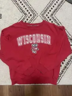 ウィスコンシンロゴ入りスウェット