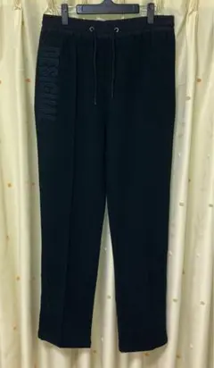デシグアル メンズ ロゴ入 スエットパンツ 黒 Ｌ〜LL