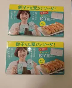 2枚セット数量限定 翠 オリジナルデザイン餃子皿