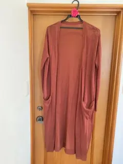 【新品未使用】ロングカーディガン　ワールド　長袖