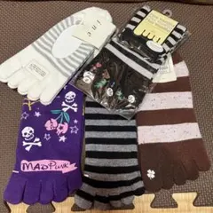 値下げ５本指靴下新品5足セットレディースサイズ23センチから25センチ