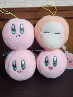 星のカービィ 羊毛フェルト風フェイスマスコット2 4点セット