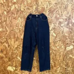 GRL グレイル デニムパンツ ジーンズ ハイウエスト 綿100% インディゴ