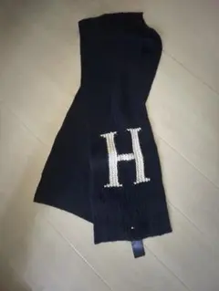 TOMMY HILFIGER ネイビー マフラー　美品