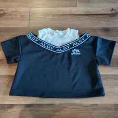 ALGY ブラック Tシャツ XXS(130)