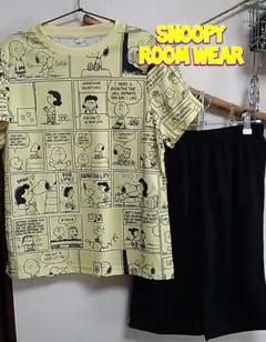 SNOOPY　ルームウェア上下セット　PEANUTS❤　ドライ　Lsizeのサムネイル