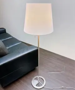 イケアIKEA NYFORS ニーフォルス フロアランプ, ニッケルメッキ WH NYFORS ニーフォルス フロアランプ, ニッケルメッキ ホワイト - IKEA