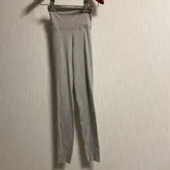 グンゼHOTMAGIC ハイウエスト グレー レギンス レディースM