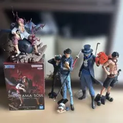 ワンピース フィギュア まとめ売り シャンクス ロー サボ エース