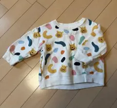 【美品】UNIQLO プーさん トレーナー ヘビー 80サイズ