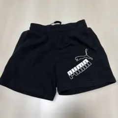 PUMA 黒 ハーフパンツ 130サイズ