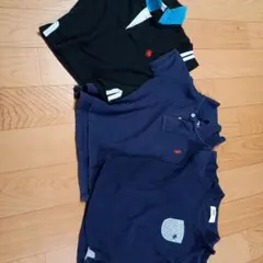 ネイビー ポロシャツとTシャツセット