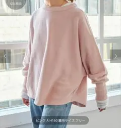 Spick and Span バルキーヤーンドルマンロングリブニット