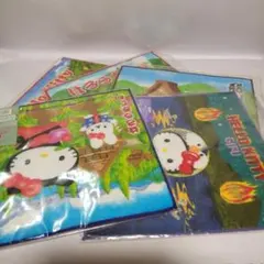ご当地　ハローキティ 岐阜飛騨 限定　プチタオル 　５枚セット
