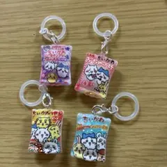 ちいかわ お菓子パッケージ風 アクリルキーホルダー 4種セット