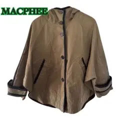 MACPHEE マカフィー フード付き ポンチョ風ジャケット 38のサムネイル