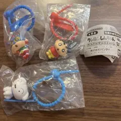 ガチャ　クレヨンしんちゃん　カラフルマルチチャーム　3種セット