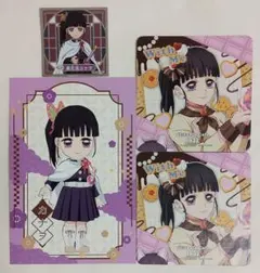 栗花落カナヲ シール・ポストカード・コースター 4点セット