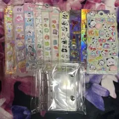 ぷ*く様 シールまとめ売り+シール帳セット