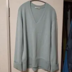 マカフィー　美品ラムカシミヤ Vネックプルオーバー