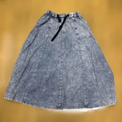 niko and... デニムフレアスカート