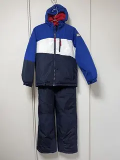 子ども用スキーウェアセット 青白